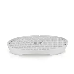 Vāks/statīvs Multiplate Multimaker bļodai Börner DE143PL93513 — balts plastmasa, 25×25×4,5 cm
