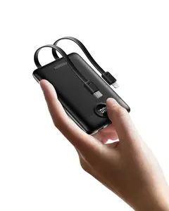PowerBank Veger C11 VG-W1170 10000mAh PD20W ar iebūvētiem kabeļiem