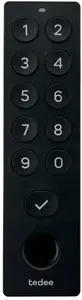 Smart lock Tedee PRO TKV2.0B Black — Bluetooth connectivity, keyless access, electronic deadbolt