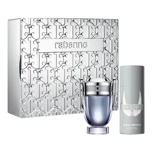 Rabanne Invictus Eau de Toilette 100ml and Deodorant Spray 150ml Gift Set for Men