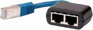 Eaton DX-SPL-RJ45-2SL1PL RJ45 Splitter, 1 Male Plug to 2 Female Sockets