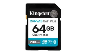 Флеш-память Kingston 64GB UHS-I Canvas Go Plus Gen4