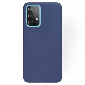 Fusion Soft matte silikona aizsargapvalks Motorola Moto g84 tumši zils
