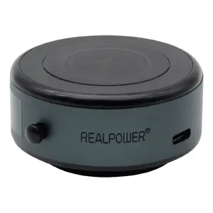 Passive holder RealPower ChargeAir MAG Car Black Mobile phone/Smartphone