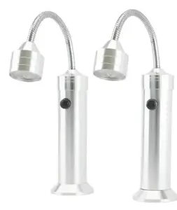 Grill light RealPower 495550 — stainless steel, battery AAA, set of 2 for outdoor barbecue