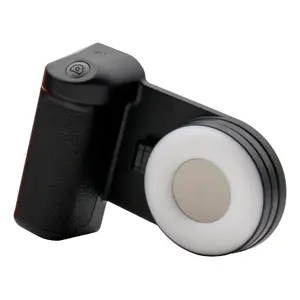 Selfie light RealPower Selfie MagFree LED Black White ABS PU