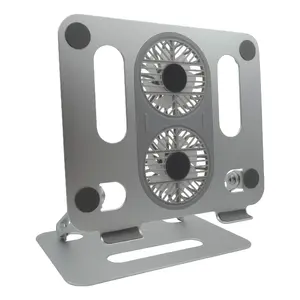 Laptop stand RealPower 495562 Stainless steel 43.2 cm height adjustable