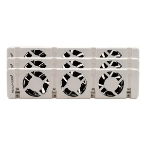 Ventilatora elektriskais sildītājs RealPower HL-3 iekštelpām balts 100-240V 50/60Hz