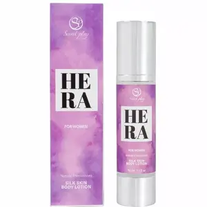 Losjons secret play HERA SILK SKIN 50 ml — mitrinošs ķermeņa un intīmās zonas losjons