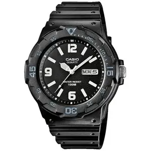 Casio MRW-200H-1B2VEF unisex kvarca rokas pulkstenis ar polimēra korpusu