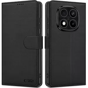 Protective Wallet Case Spigen for Xiaomi Redmi Note 14 Pro 5G / Pro+ / Poco X7 5G — Matte Black