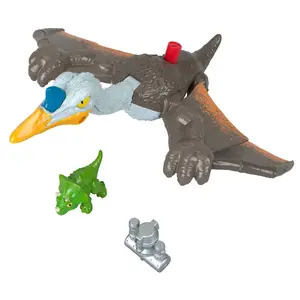 Imaginext Jurassic World Soaring Quetzal toy figure, plastic, multicolour, for ages 3+