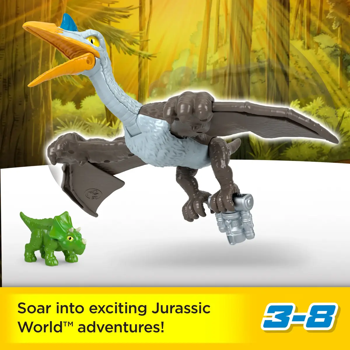 Imaginext Jurassic World Soaring Quetzal figurīna Photo 5
