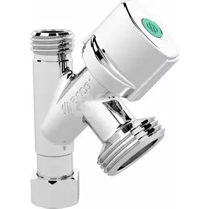Угловой кран ARCO ConeKta 3/4" GZ x 3/4" GZ x 3/8" RN с металлической ручкой