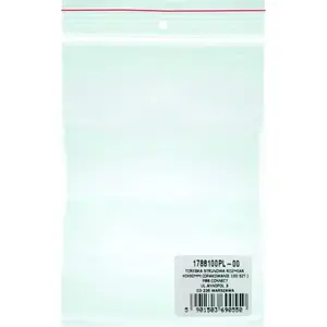 Полиэтиленовый пакет со шнурком Office Products 100×120 мм LDPE, прозрачный, 100 шт.