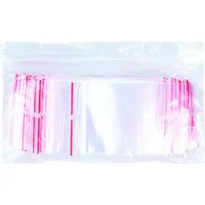 Plastic String Bag Office Products 50 x 70 mm LDPE, transparent, pack of 100