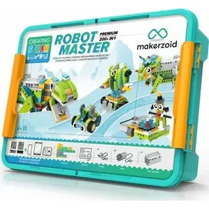Образовательный конструктор Makerzoid Robot Master Premium — более 600 деталей с возможностью программирования