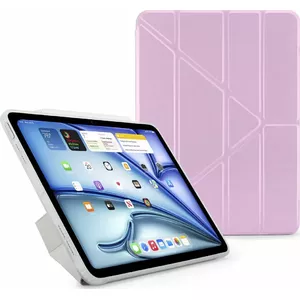 Planšetdatora maciņš PIPETTO Origami No1 priekš iPad Air 11 (2024) / iPad Air 10.9 (2022/2020), metāliska violeta