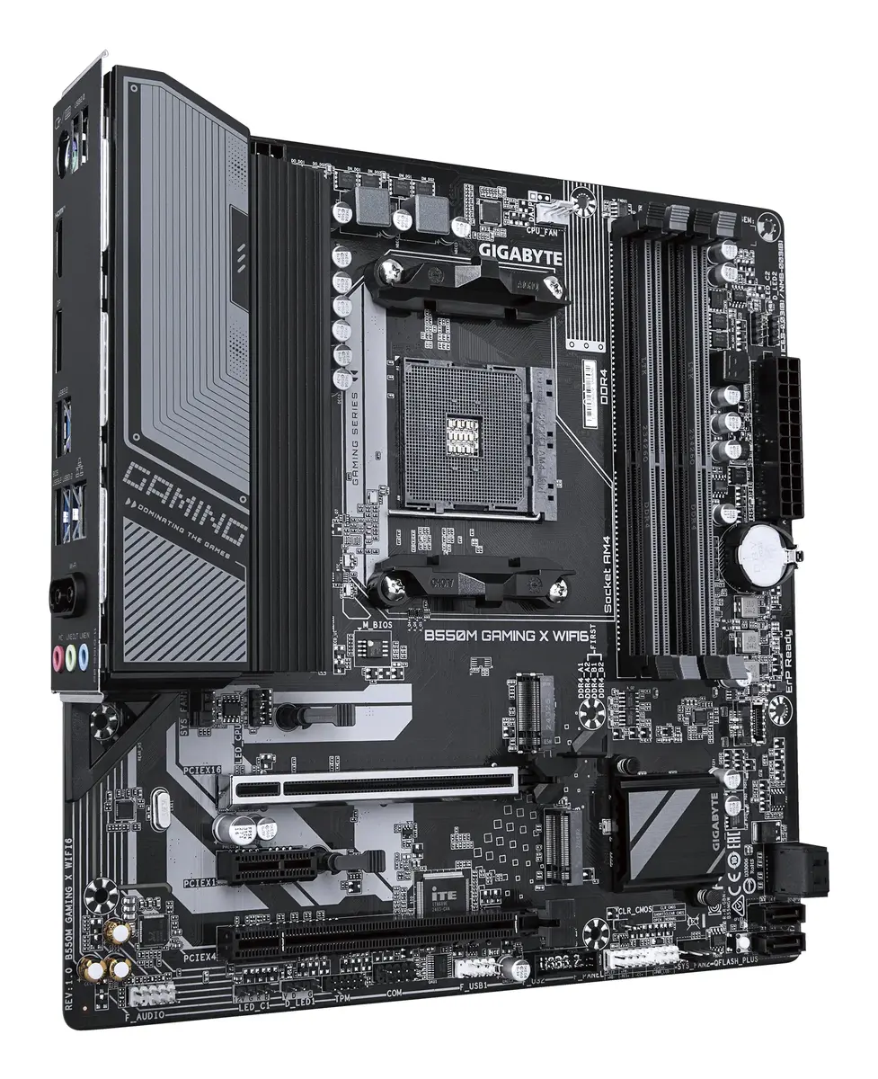 Материнская плата GIGABYTE B550M GAMING X WIFI6, B550 Photo 3