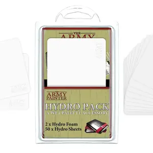 Paint Palette Tray, Army Painter TL5052P — White, for Acrylic Paint, Pack of 50
