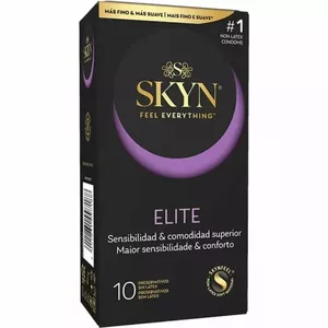Condoms SKYN ELITE ULTRA-THIN 10 units — SKYN brand, ELITE ultra-thin pack of 10