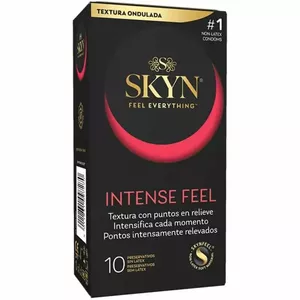 Condoms SKYN Intense Feel Textured Wavy Design 10 units