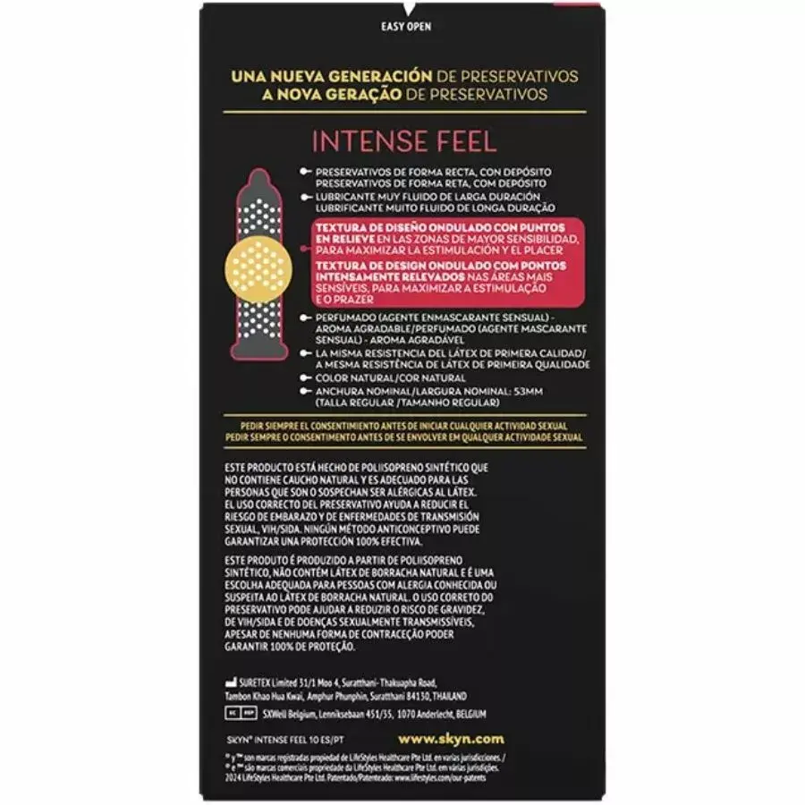 Презервативы SKYN Intense Feel волнистые 10 шт. Photo 2
