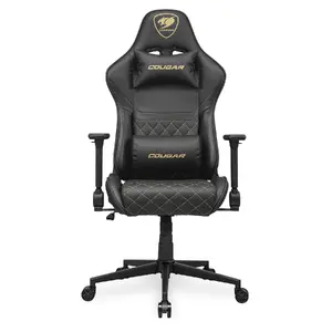 Universal gaming chair COUGAR Gaming ARMOR ONE V2 Padded seat Black Gold