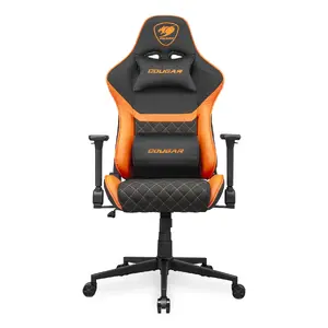 Universal gaming chair COUGAR Gaming Armor One V2 F Upholstered padded seat Black Orange