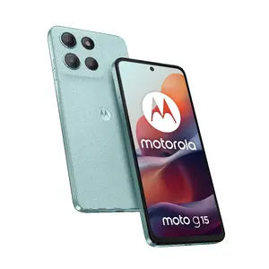 Motorola moto g15 17,1 cm (6.72") Две SIM-карты Android 15 4G USB Type-C 8 GB 128 GB 5200 mAh Светло-синий
