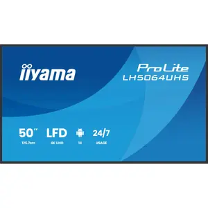 Digitālā reklāmas paneļa iiyama LH6564UHS-B1AG 65" 4K Ultra HD