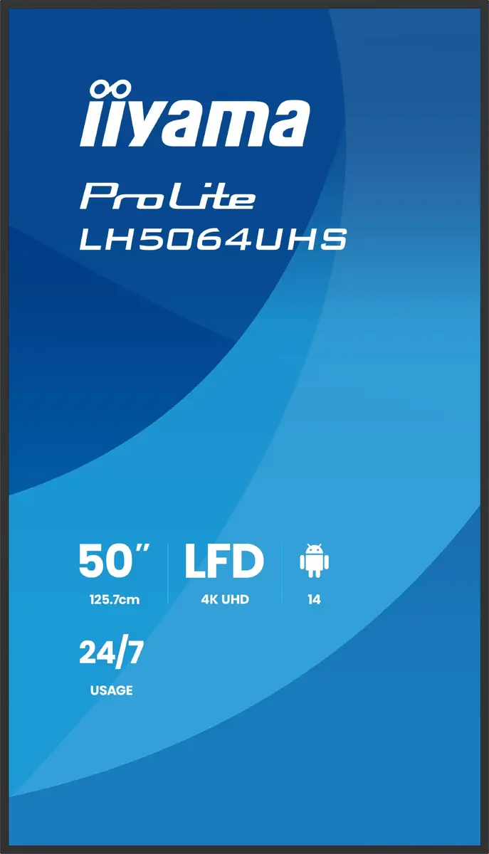 Цифровой рекламный экран iiyama LH5064UHS-B1AG Photo 2