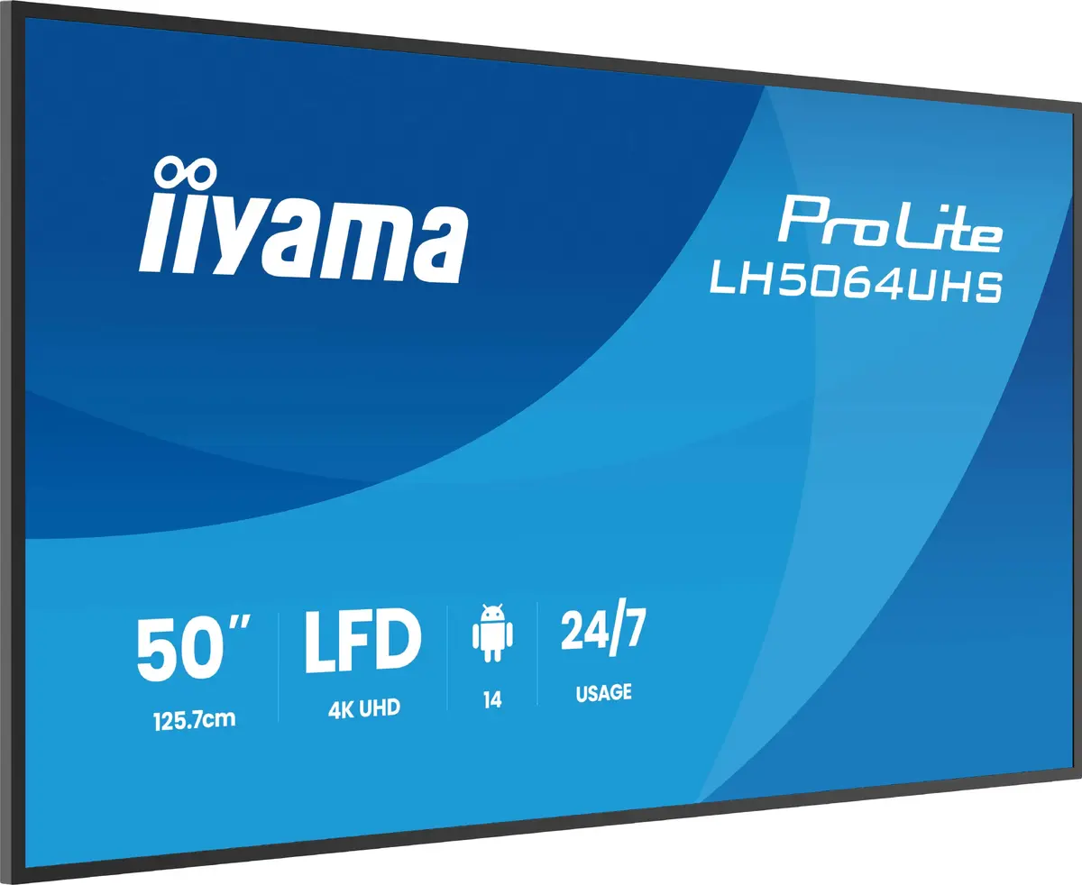 Цифровой рекламный экран iiyama LH5064UHS-B1AG Photo 3