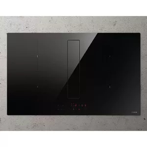 Hob and Hood 2in1 Elica NIKOLATESLA FIT XL BACK EXIT BL/F/83 integrated hob with extractor (back exit)