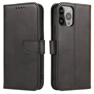 Protective Fusion Smart Magnet Case for iPhone 14 by Fusion — black, magnetic attachment, slim fit