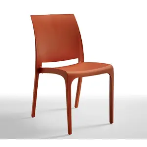 Bica Volga Kvadrāts Sarkans Polipropilēns Ciets Sēdeklis 460x540x800 mm