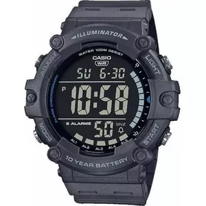 Digitālais pulkstenis CASIO AE-1500WH-8BVEF — jauniešu modelis, ciparu displejs, taimeris, modinātājs, pasaules laiks