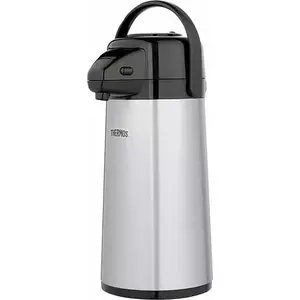 Стеклянный термос THERMOS 194530 1 литр черный с двумя чашками