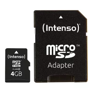 Flash Memory Intenso 4GB MicroSDHC Class 10
