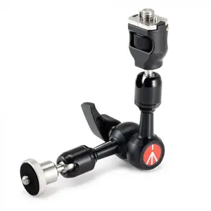 Bracket for flashlight Manfrotto 244MICRO-AA, black, height 150 mm, weight 250 g