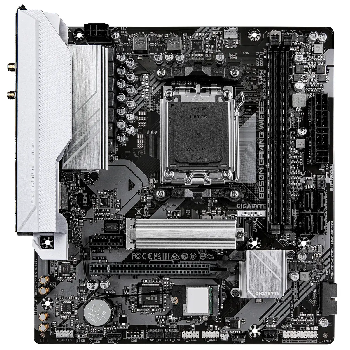 Mātesplate GIGABYTE B650M GAMING WIFI6E, B650 Photo 2