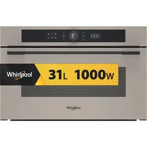 Built-in Grill Microwave Whirlpool WMD54MBG with 31 L Capacity 1000 W Power Touch Control and LED Display in Beige