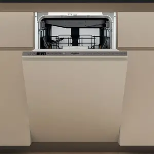 Built-in dishwasher WHIRLPOOL WH6IB10BS7LA0, Slimline 45 cm, 10 place settings, 42 dB, Energy class B