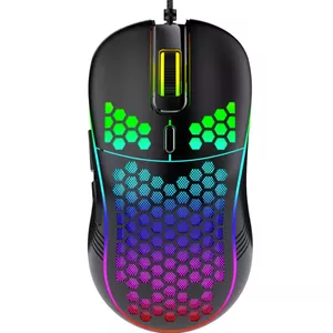 Spēļu pele RoGer S4 vadu RGB DPI 7200