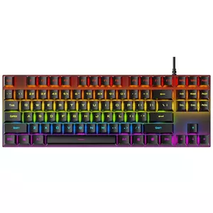 Wired Mechanical Gaming Keyboard RoGer K80 — RGB lighting, USB connection, model K80-BK
