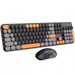 Wireless keyboard and mouse combo Wocco CK280-BK 2.4 GHz ergonomic design