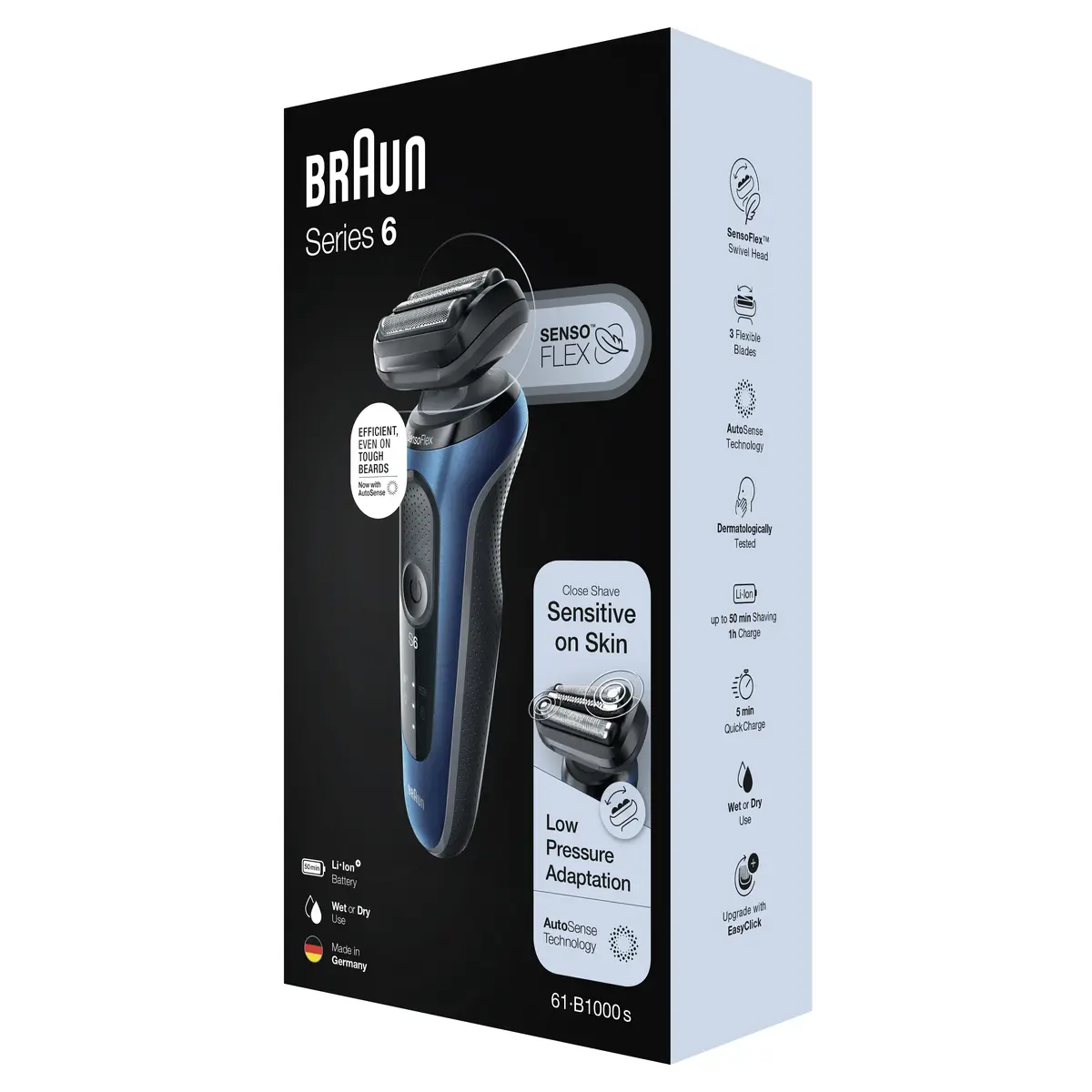 BRAUN Series 6 61-B1000s folijas skuveklis Photo 6