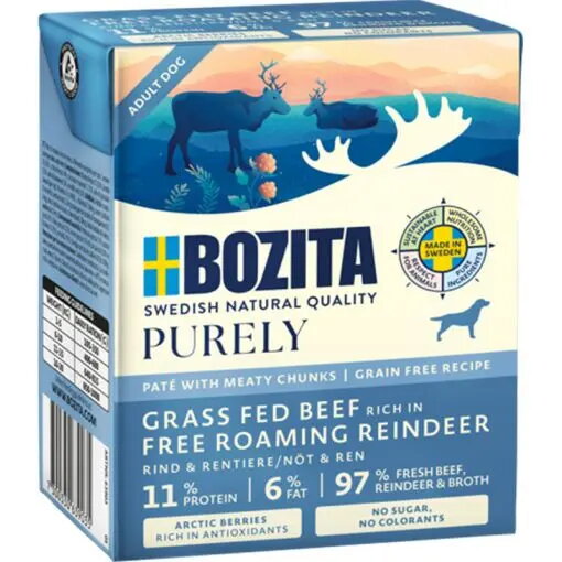 Mitrā barība suņiem BOZITA Purely Liellops