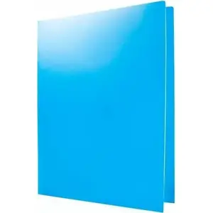 Ring binder folder Tetis A4 polypropylene blue — A4 document binder, plastic cover