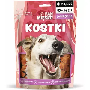 Лакомство для дрессировки pan miĘsko Lamb Cubes 100 г — одноингредиентные кубики ягнёнка, монопротеин, без глютена и сои